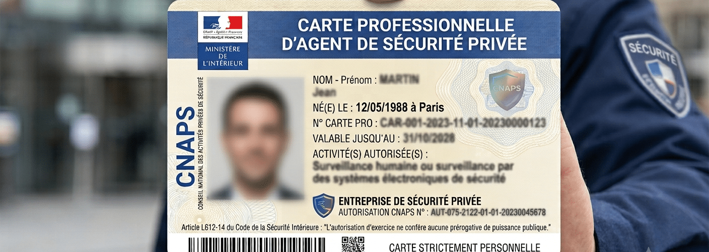 Carte professionnelle expirée
