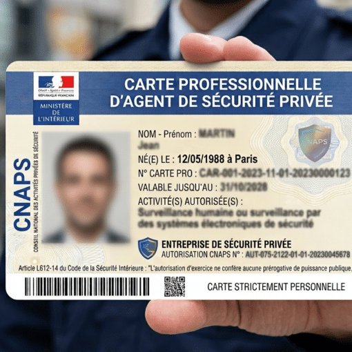Carte professionnelle expirée